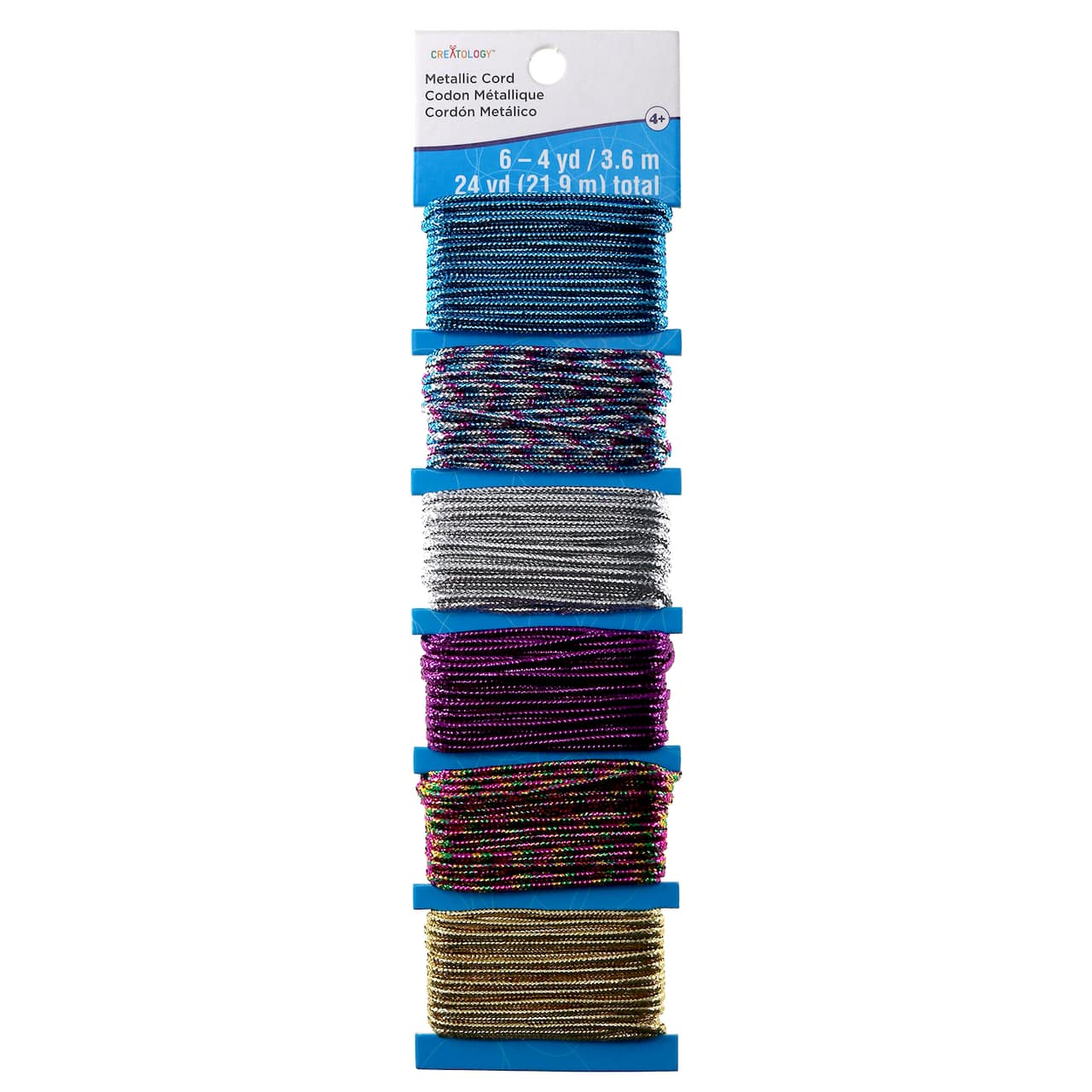 12 Packs: 6 ct. (72 total) Metallic Cords by Creatology™